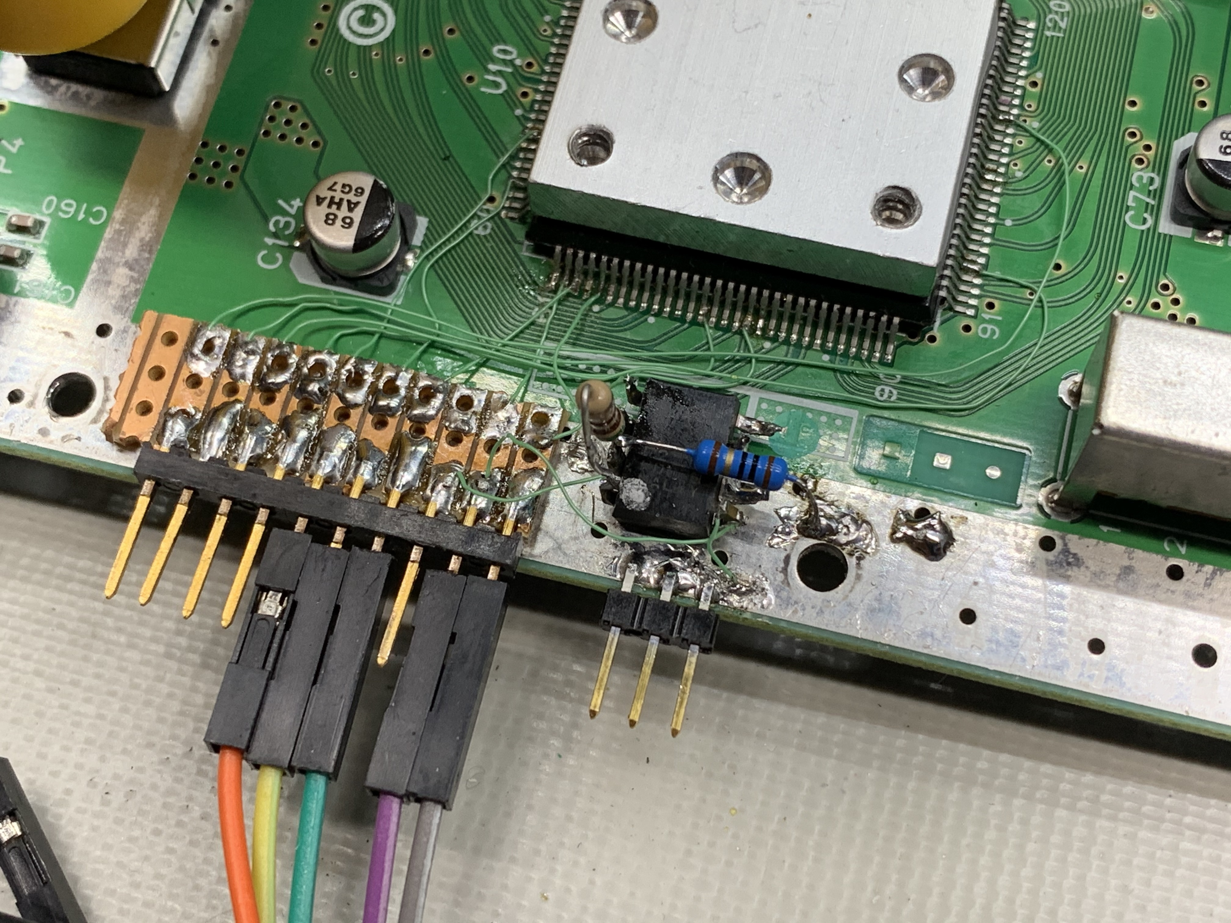 Dead-Bugged OpAmp Circuit