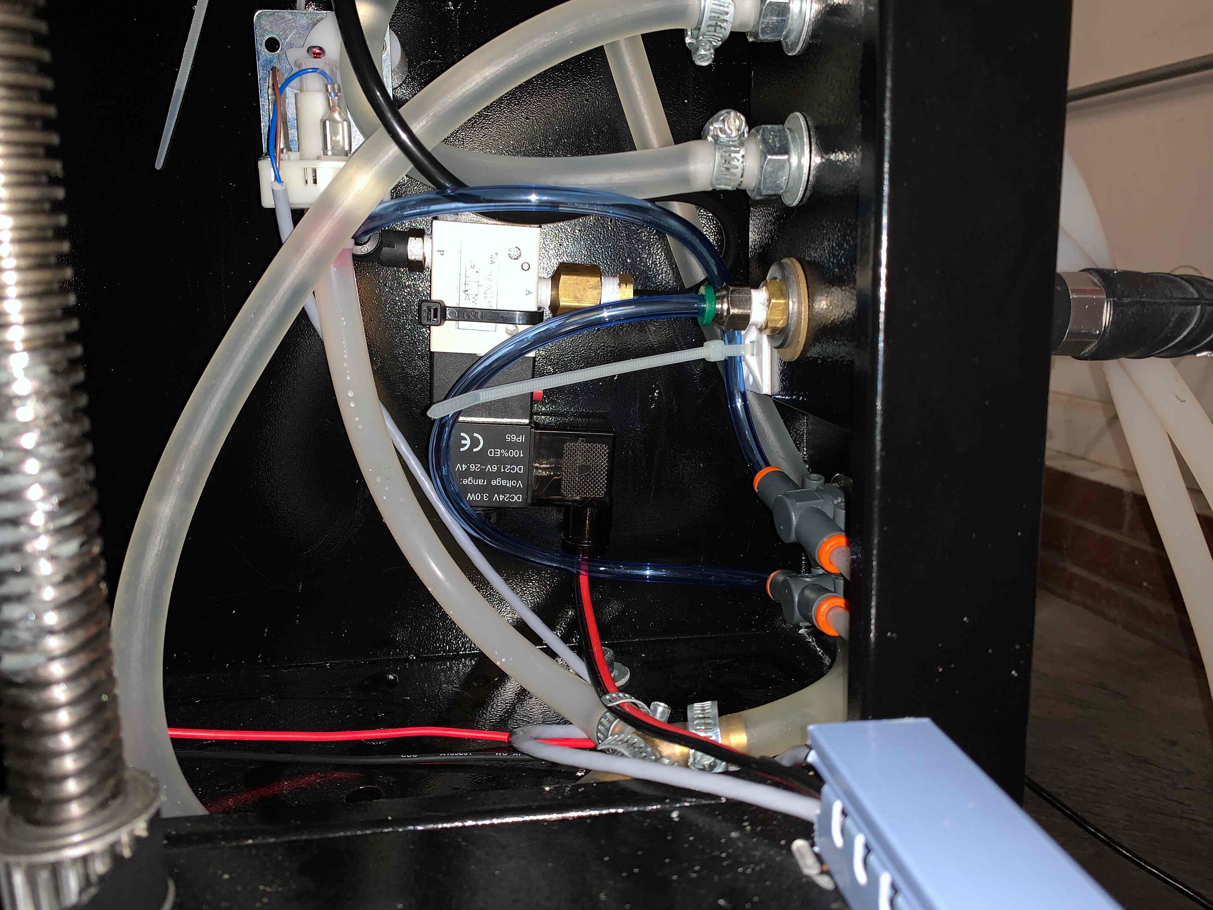 Solenoid, regulator, and gauge